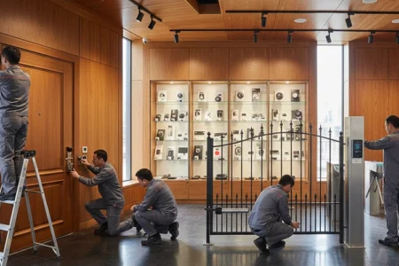 نصب ٬ تعمیر و نگهداری- قفل برقی٬آرامبند٬جک پارکینگ و اکسس کنترل۲